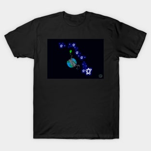 planet and ET T-Shirt